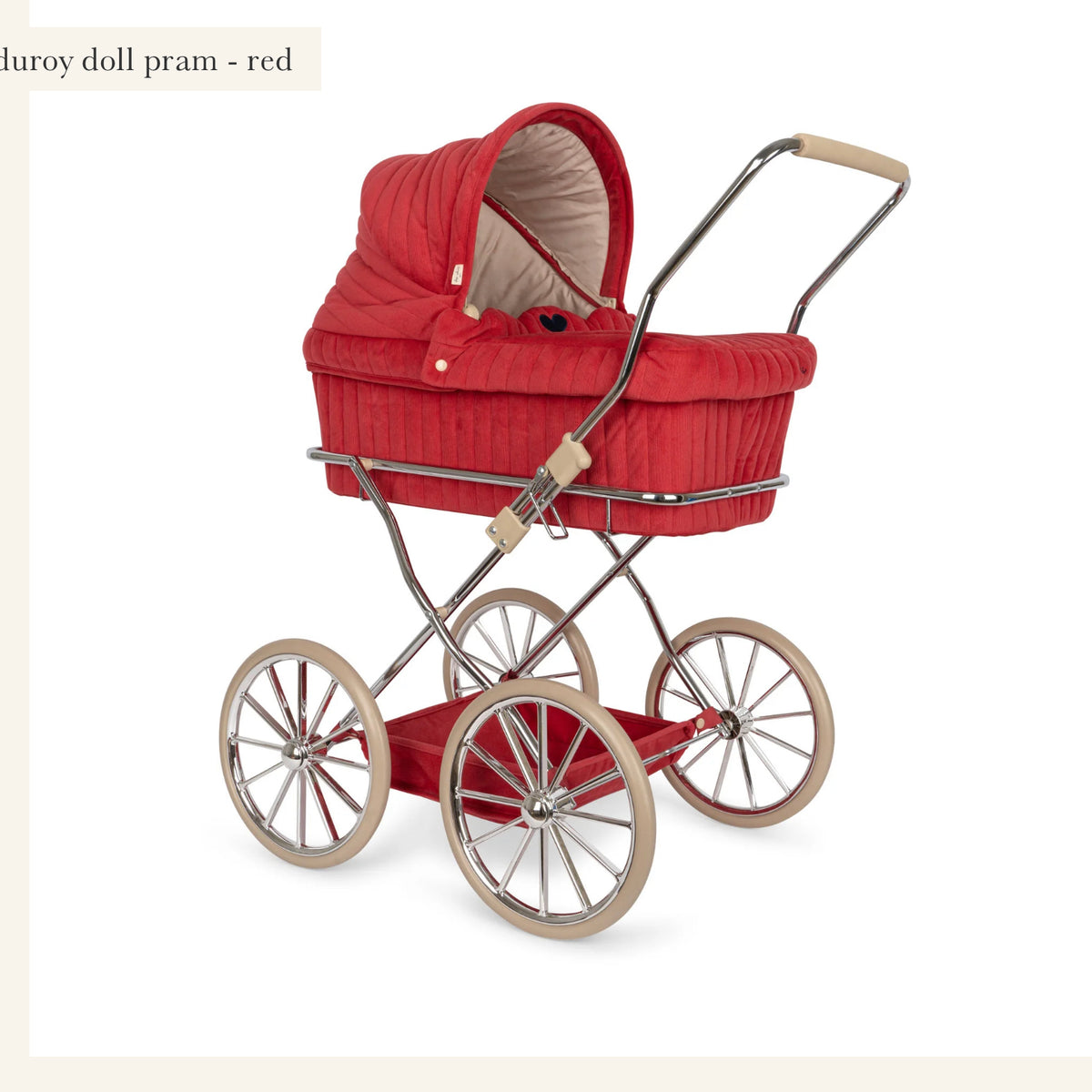 baby doll pram stroller corduroy doll pram