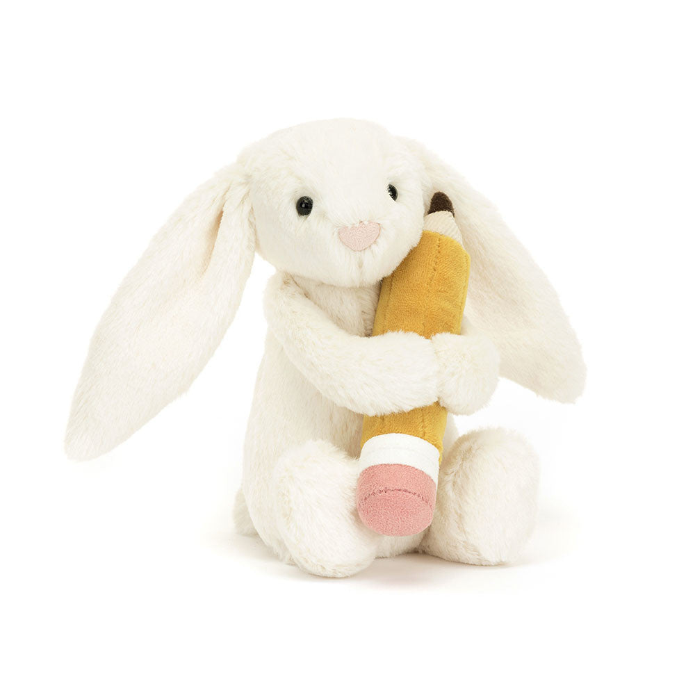 Bashful Bunny With Pencil – AH Baby Co