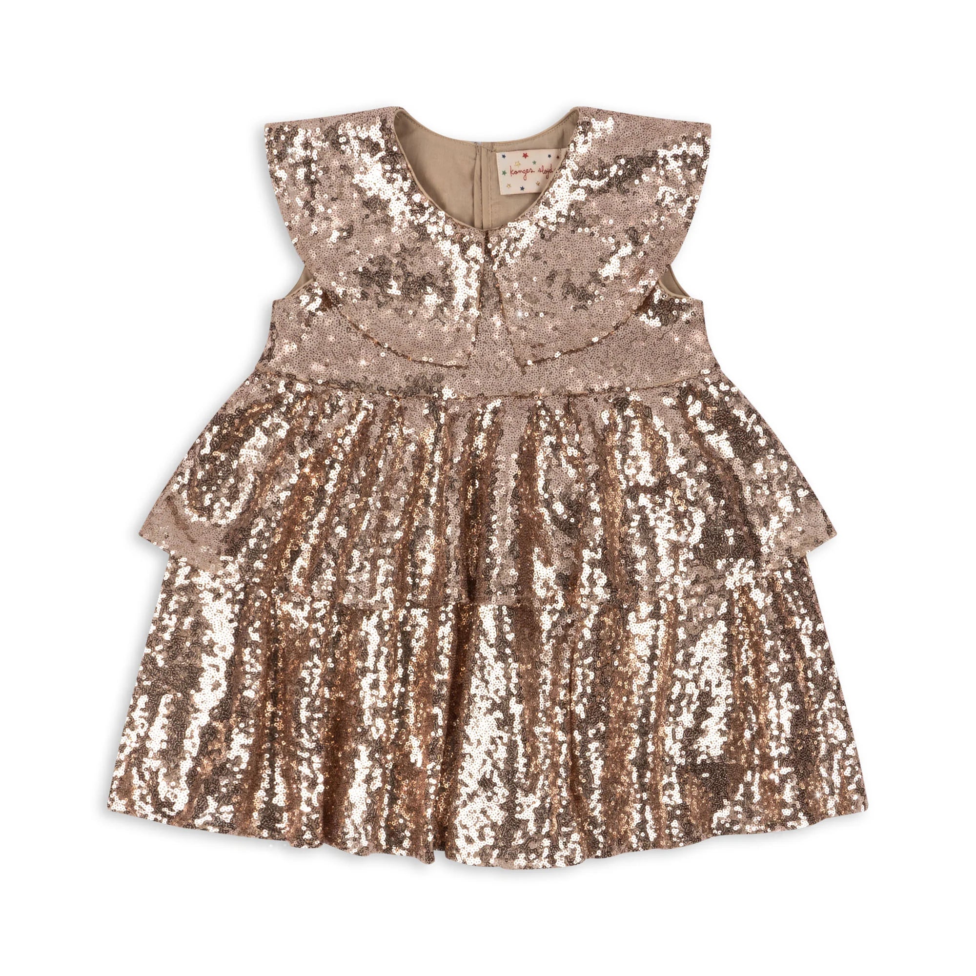 Starla Sequin Dress in Gold Blush Starla Sequin Dress in Gold Blush